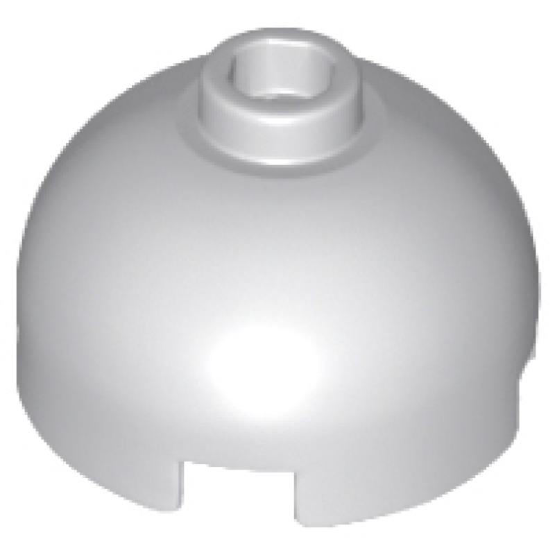 Steen, Rond 2x2 bol Light Bluish Gray